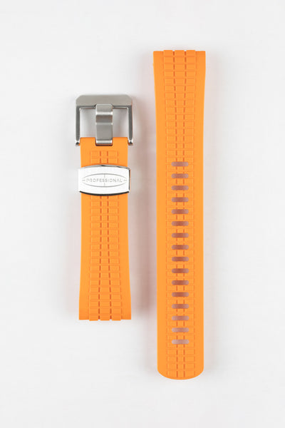 CRAFTER BLUE CB12 'Aquanaut' Rubber Watch Strap for Seiko Turtle – ORANGE