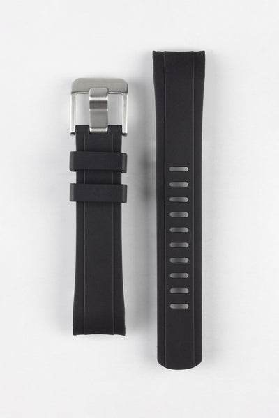 CRAFTER BLUE RX01 Rubber Watch Strap for Rolex Watches – BLACK