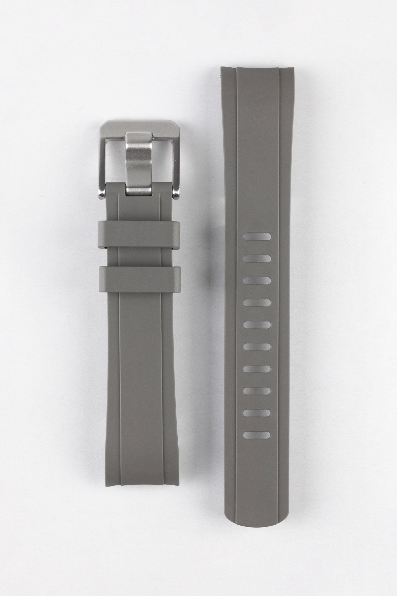 Grey Rubber Strap For Rolex Crafter Blue Watch Obsession