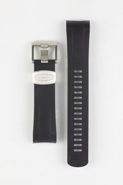 CRAFTER BLUE TD02 Rubber Watch Strap for Tudor Pelagos Series – BLACK