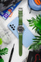 CRAFTER BLUE UX03 Green FKM Rubber Watch Strap