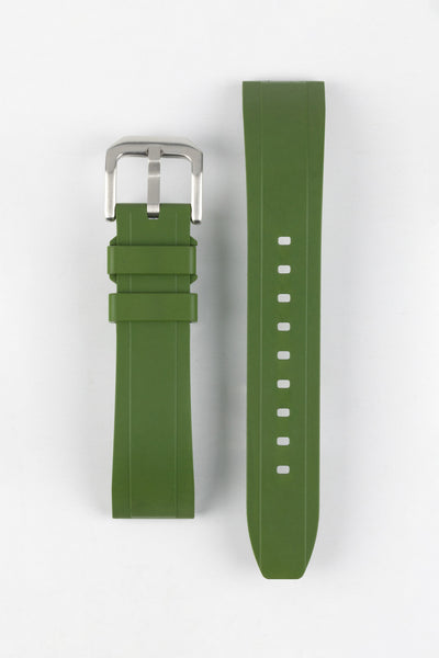 CRAFTER BLUE UX03 Green FKM Rubber Watch Strap