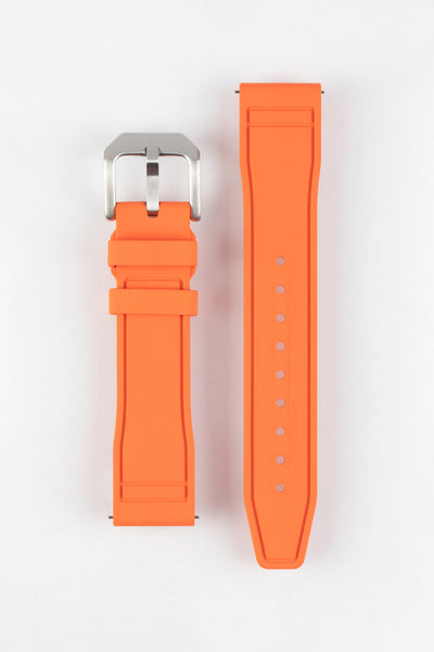 CRAFTER BLUE UX07 Orange FKM Rubber Watch Strap