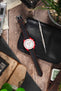 Di-Modell DENVER Calf Leather Watch Strap in BLACK / RED
