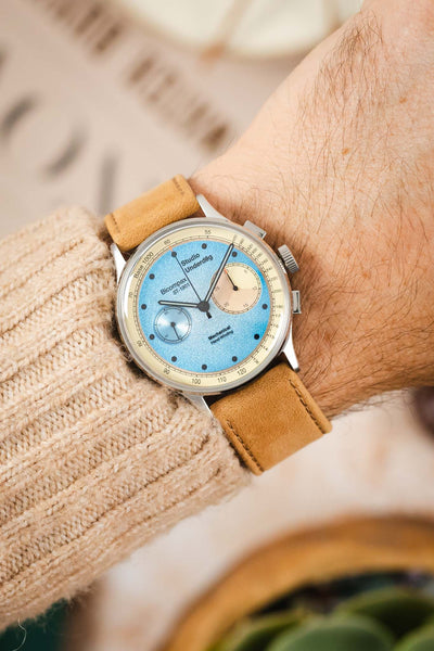 Di-Modell NATURAL Anti-Allergic Leather Watch Strap in HONEY