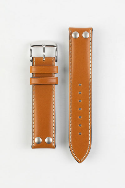 Di-Modell IKARUS Pilot Sport Watch Strap in GOLD BROWN