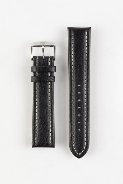 Di-Modell MONTANA Leather Sport Watch Strap in BLACK