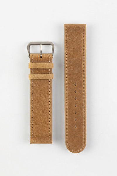 Di-Modell NATURAL Anti-Allergic Leather Watch Strap in HONEY