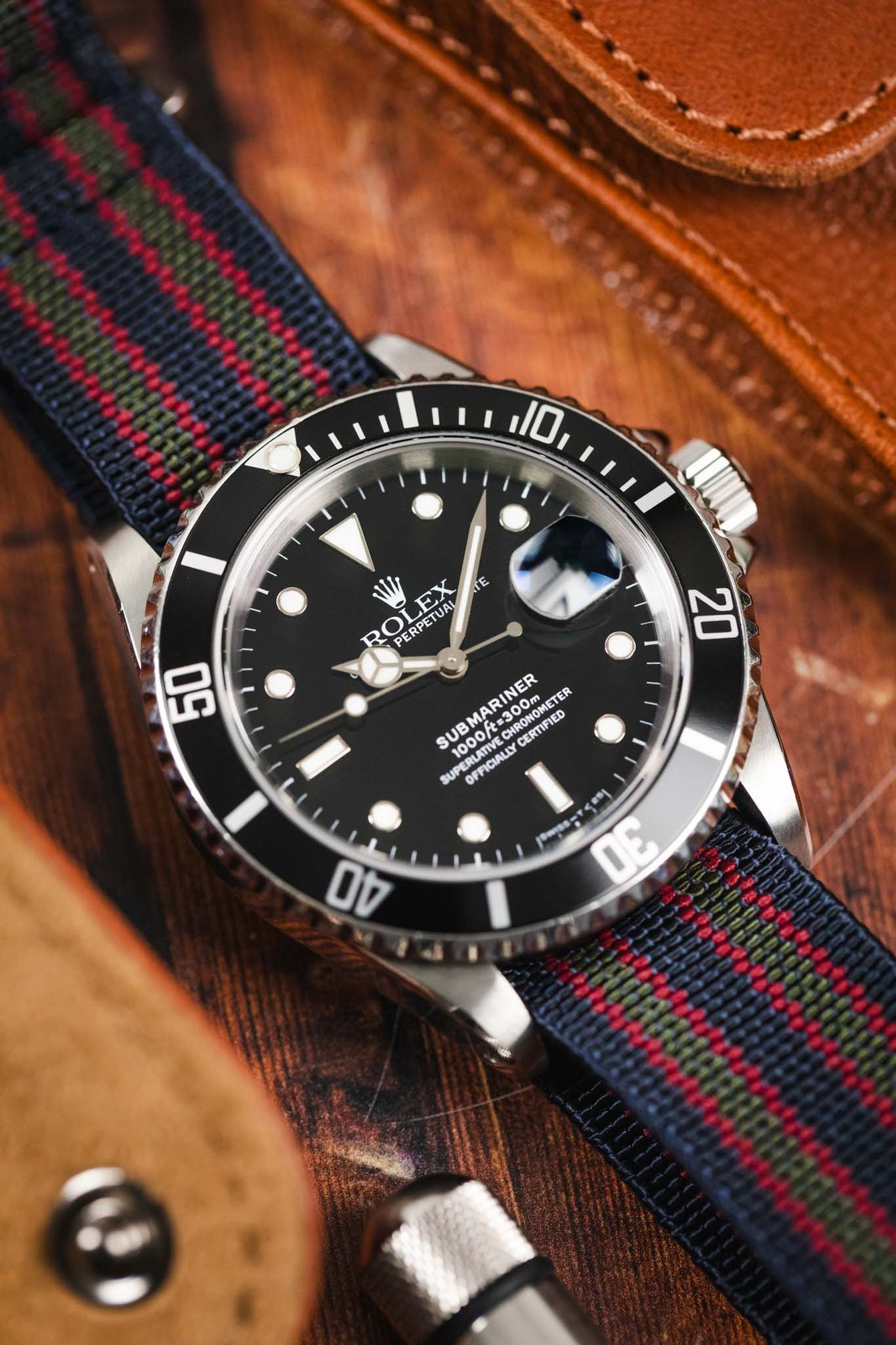 Erika's Originals CONNERY MN™  Watch Strap with - BRUSHED Hardware