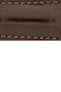 Alligator Watch Strap in Dark Brown
