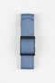 ELLIOT BROWN Webbing Watch Strap in DENIM BLUE with GUNMETAL PVD Buckle