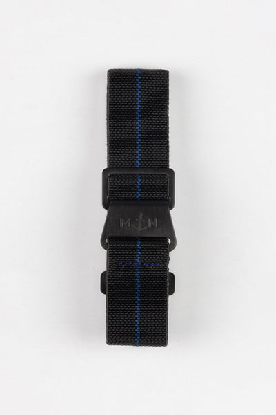 Erika's Originals BLACK OPS MN™ Strap with NAVY Centerline - BLACK Hardware