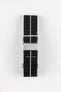 Erika's Originals BLACK OPS MN™ Strap with WHITE Centerline - BRUSHED Hardware