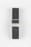 Erika's Originals MIRAGE MN™ Strap with GREEN Centerline - BRUSHED Hardware