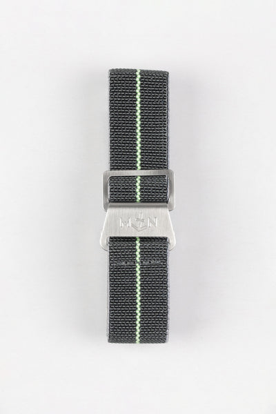 Erika's Originals MIRAGE MN™ Strap with MINT GREEN Centerline - BRUSHED Hardware