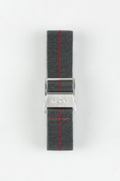 Erika's Originals MIRAGE MN™ Strap with RED Centerline - BRUSHED Hardware