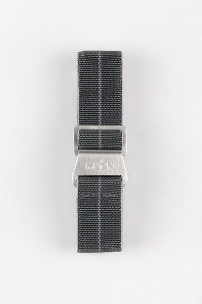 Erika's Originals MIRAGE MN™ Strap in TWO-TONE GREY - BRUSHED Hardware