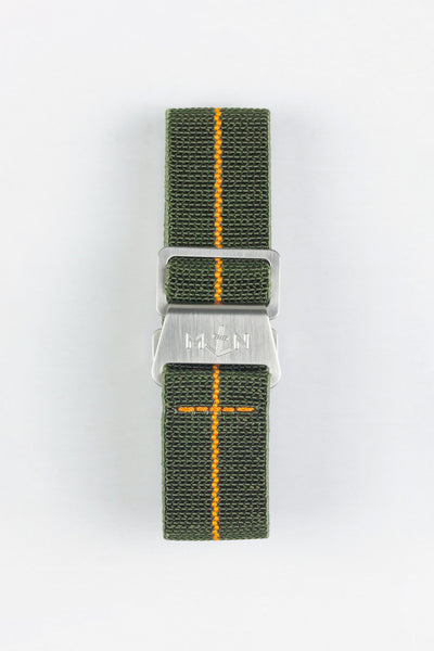 Erika's Originals ORIGINAL MN™ Strap with ORANGE Centerline - BRUSHED Hardware