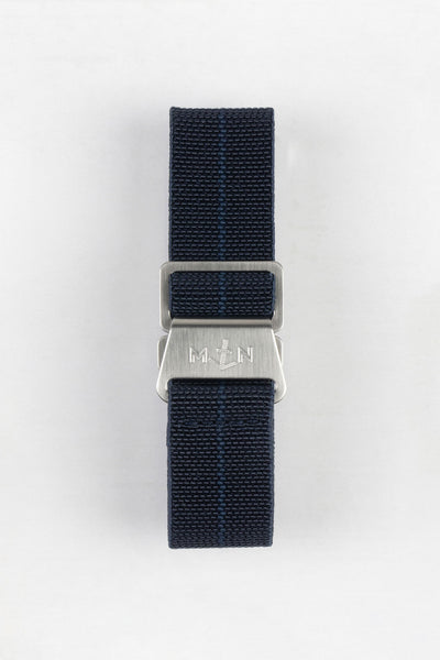 Erika's Originals TRIDENT MN™ Strap in TWO-TONE BLUE - BRUSHED Hardware