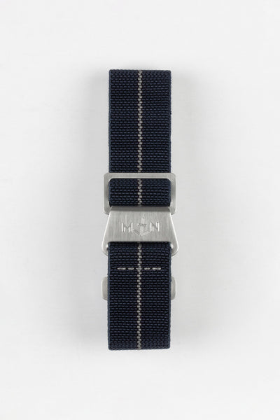 Erika's Originals TRIDENT MN™ Strap with GREY Centerline - BRUSHED Hardware