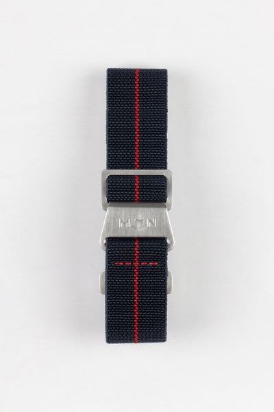 Erika's Originals TRIDENT MN™ Strap with RED Centerline - BRUSHED Hardware