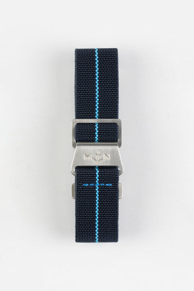 Erika's Originals TRIDENT MN™ Strap with TURQUOISE Centerline - BRUSHED Hardware