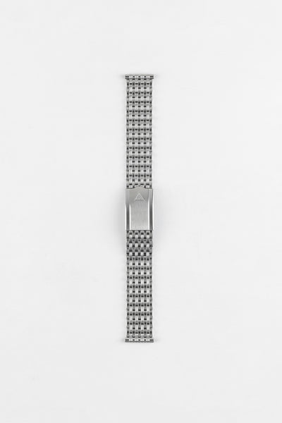 Forstner 9-ROW BEADS OF RICE Steel Watch Bracelet