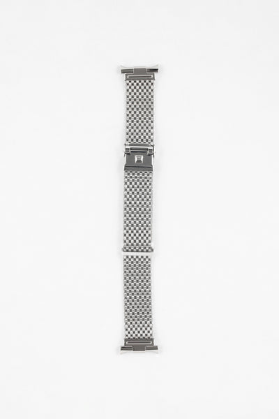 Forstner KOMFIT 'JB' Stainless Steel Square Mesh Watch Bracelet with Horned Ends