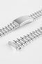 Forstner PRESIDENT (1450) Stainless Steel 19mm Watch Bracelet for OMEGA 'FOIS' Speedmaster