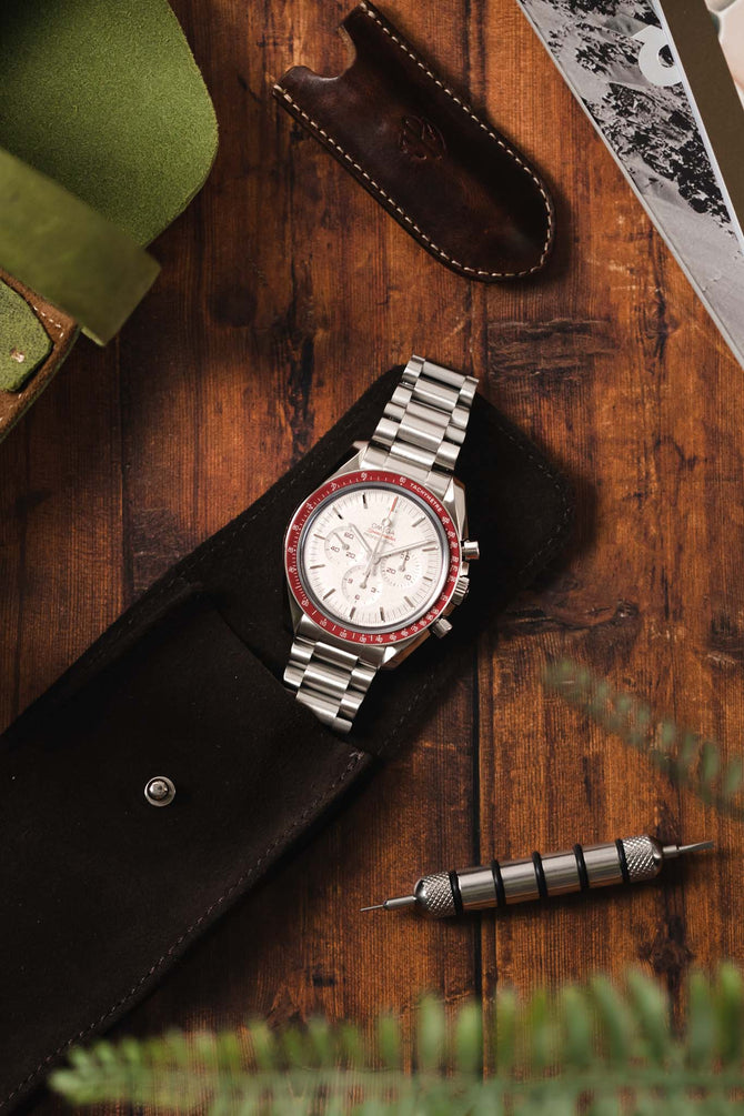 Forstner PRESIDENT (1450) Stainless Steel 19mm Watch Bracelet for OMEGA 'FOIS' Speedmaster