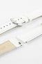 white crocodile watch strap 