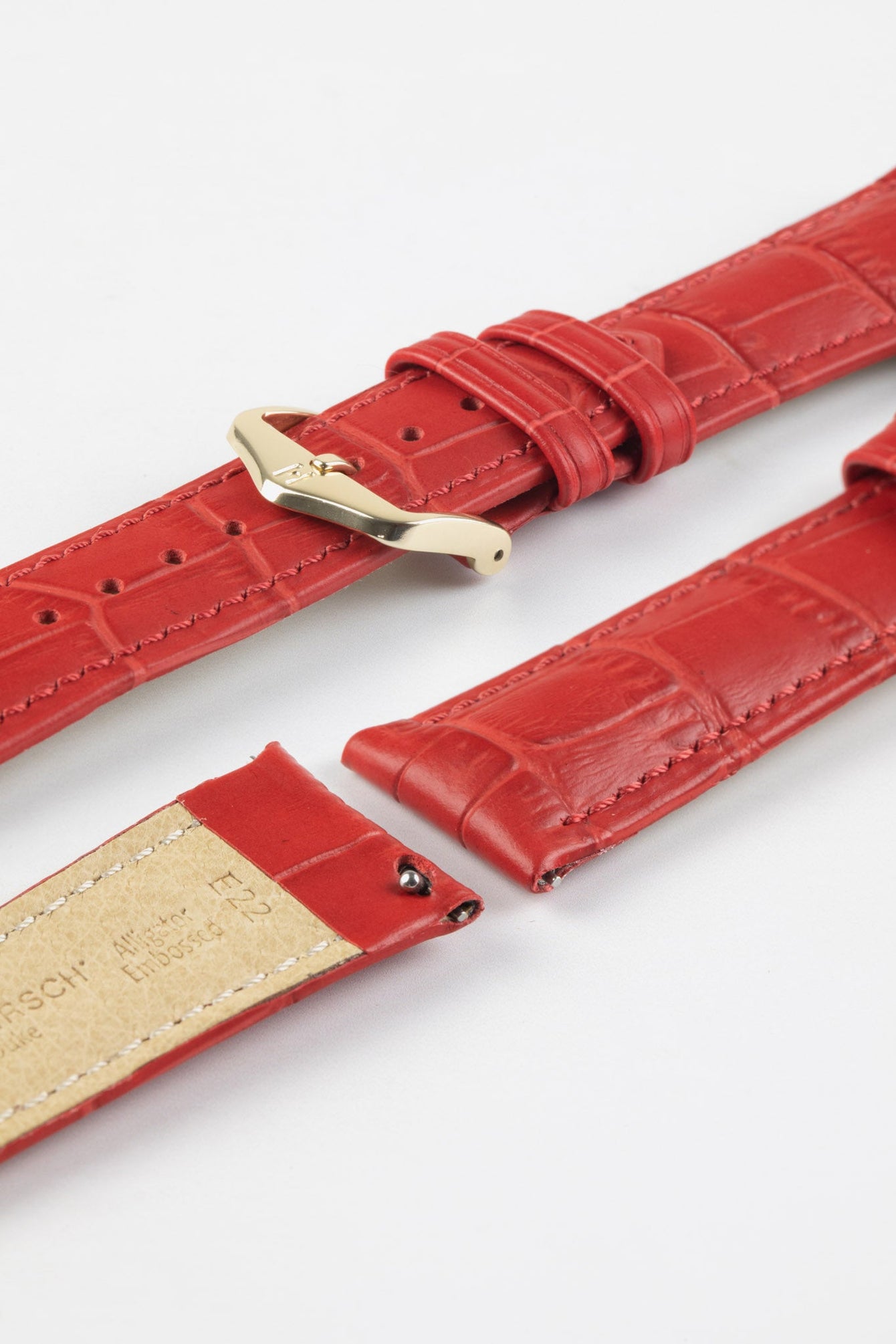 red leather strap
