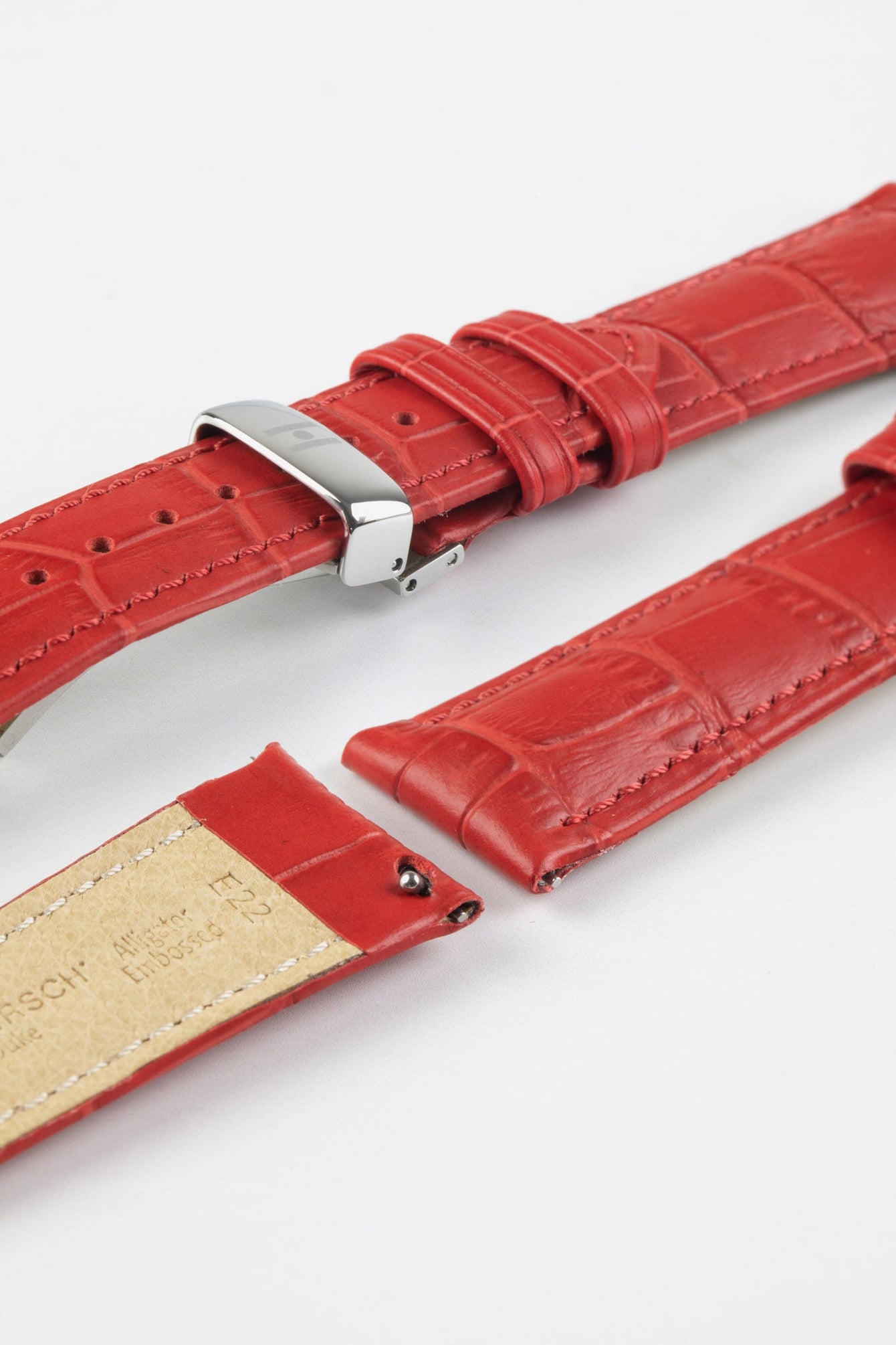red leather strap