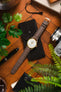 Hirsch DUKE Quick-Release Alligator Embossed Leather Watch Strap in TAUPE