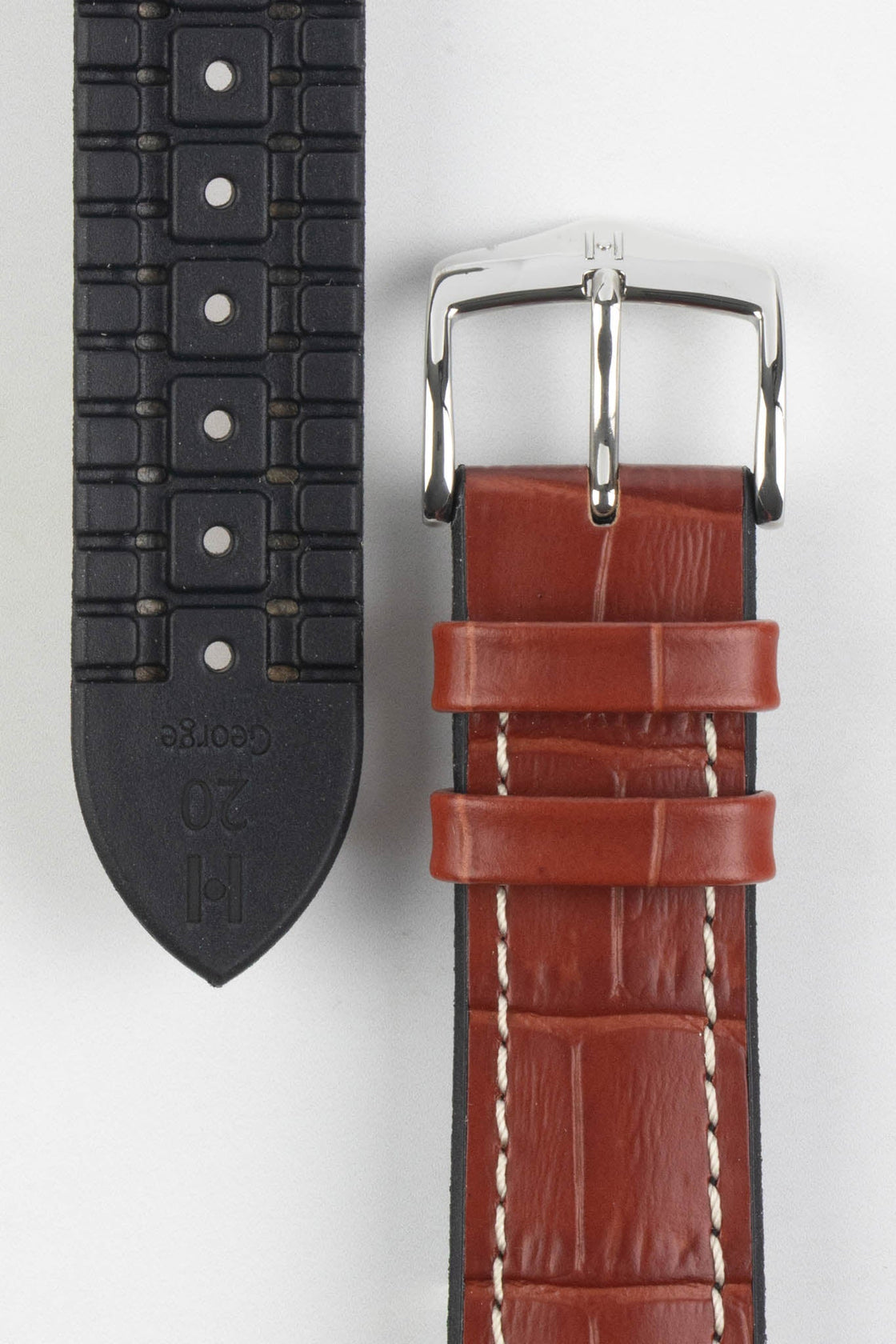 Hirsch George Watch Strap | Gold Brown | HirschStraps – Watch Obsession