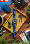 blue rubber watch strap