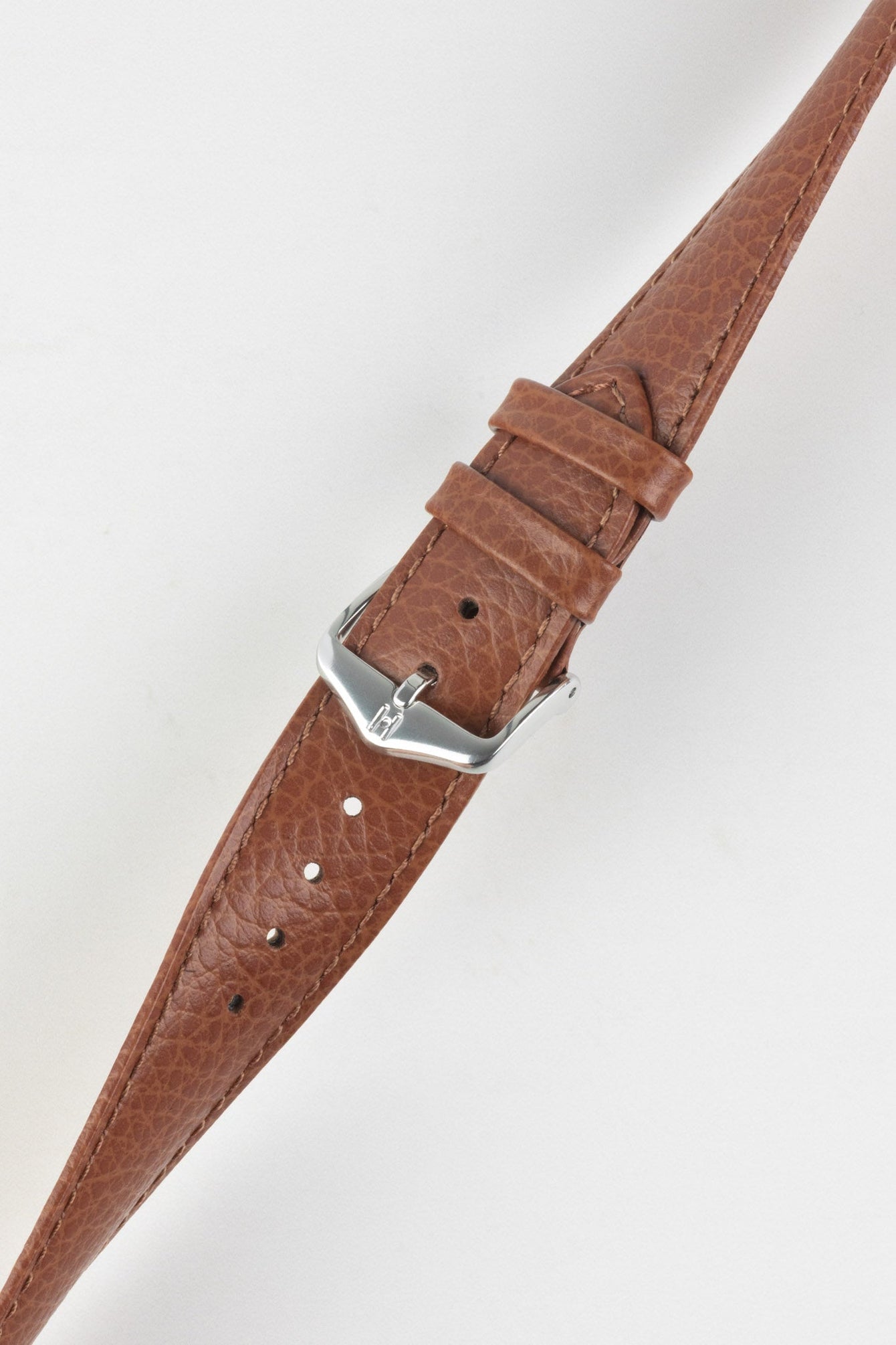 Hirsch KANSAS Buffalo Embossed Calf Leather in GOLD BROWN