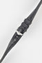 Hirsch LONDON Matt Alligator Leather Watch Strap in GREY