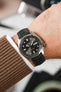 Hirsch LONDON Matt Alligator Leather Watch Strap in GREY
