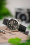 Hirsch LONDON Matt Alligator Leather Watch Strap in GREY