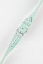 Hirsch LONDON Matt Alligator Leather Watch Strap in PASTEL BLUE