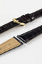 Hirsch LONDON Shiny Brown Alligator Leather Watch Strap