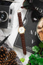 Hirsch LOUISIANALOOK Alligator Embossed Leather Watch Strap in BROWN
