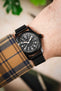 Hirsch MILANAISE Mesh Watch Band in BLACK