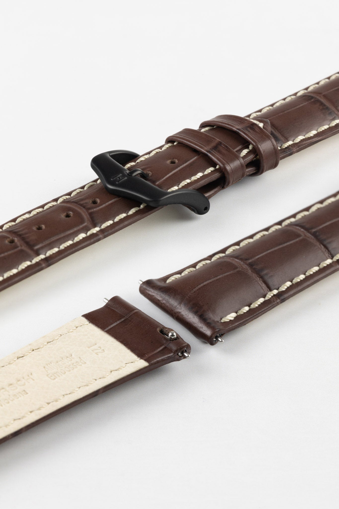 Hirsch Modena Watch Strap | Brown | WatchObsession UK – Watch