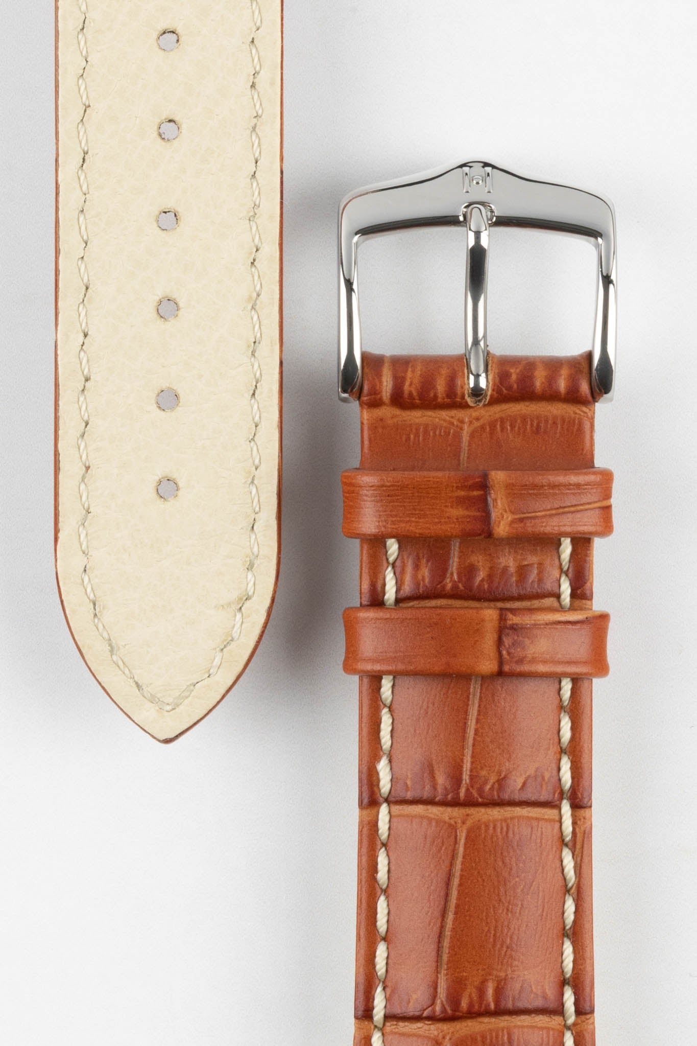 Hirsch Modena Leather Watch Strap | Brown | WatchObsession UK
