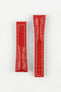 Hirsch NAVIGATOR Alligator Deployment Red Watch Strap