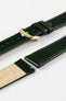 green leather watch strap
