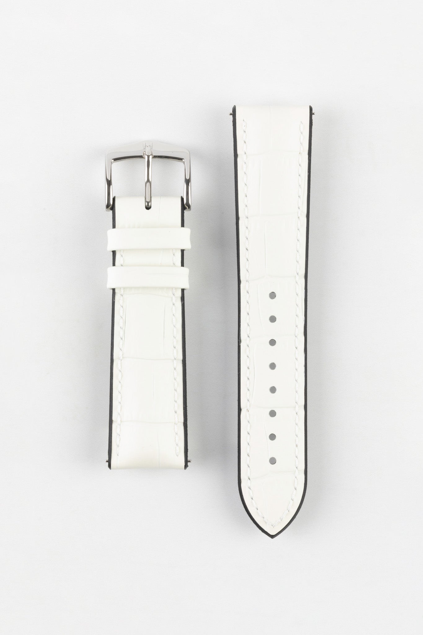 Hirsch PAUL Alligator-Embossed Performance Watch Straps