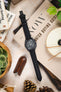 Hirsch PUSHER Clasp in BLACK